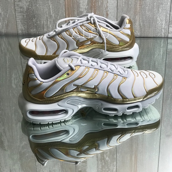 NWT Nike Air Max Plus Vast Grey Gold W AUTHENTIC - Picture 5 of 8